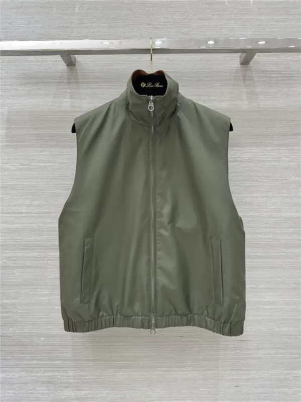 loro piana traveler windproof vest - fake designer website