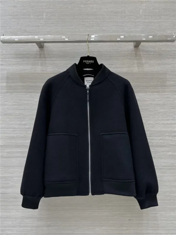 Hermes double faced cashmere flight jacket - fake designer website