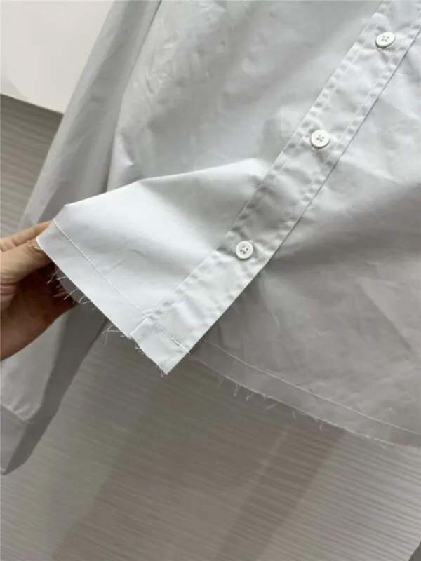 loewe embroidered raw edge shirt - fake designer website