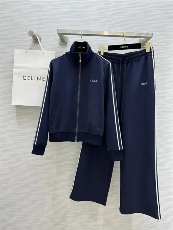 celine stand collar zipper suit - fake designer website