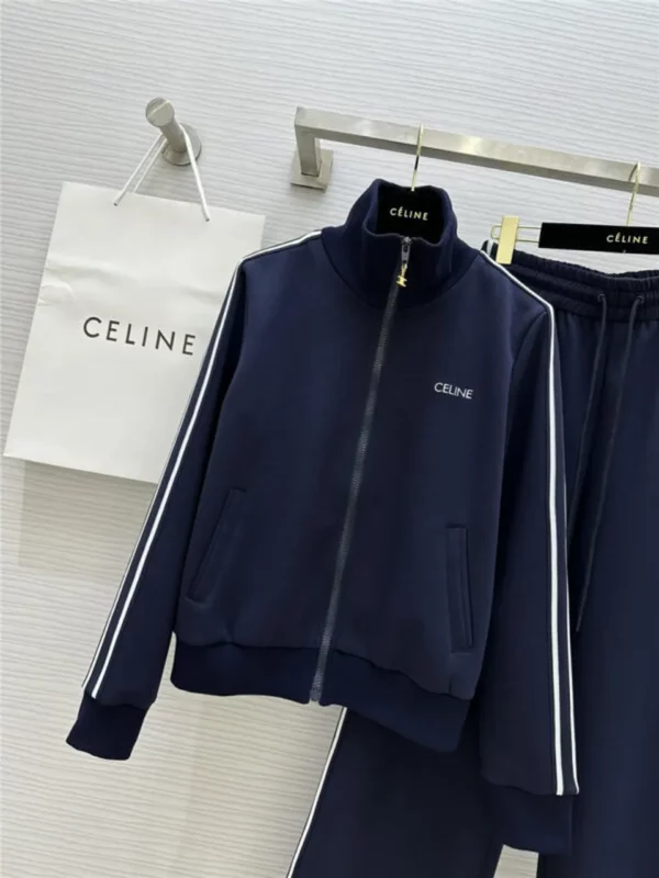 celine stand collar zipper suit - fake designer website