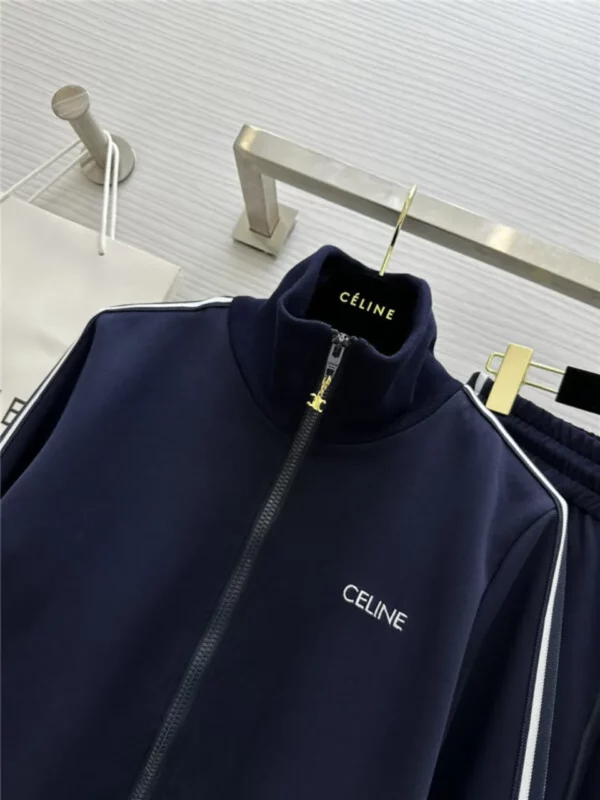 celine stand collar zipper suit - fake designer website