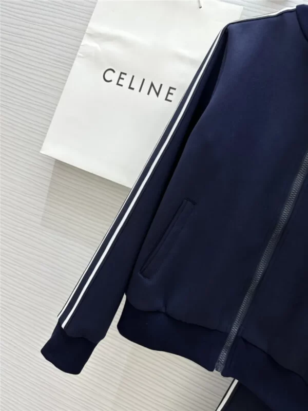 celine stand collar zipper suit - fake designer website