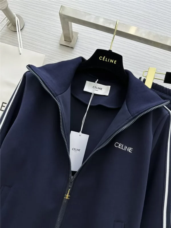 celine stand collar zipper suit - fake designer website