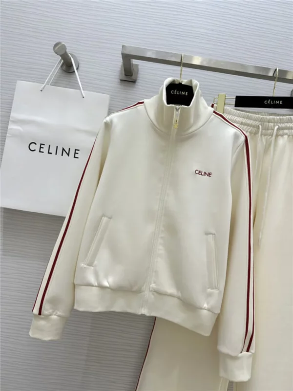 celine stand collar zipper suit - fake designer website