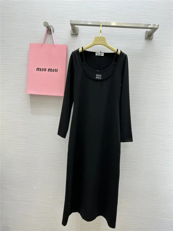 miumiu long sleeve dress - fake designer website