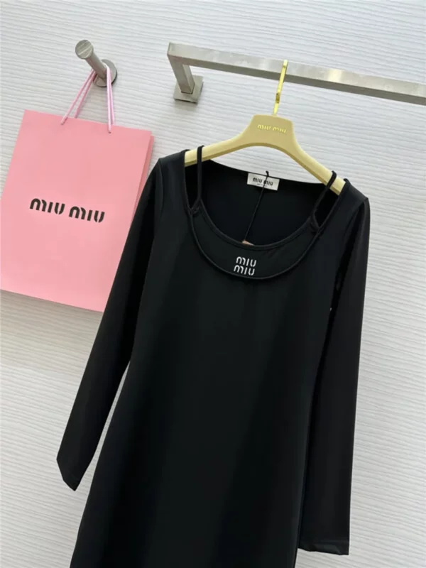 miumiu long sleeve dress - fake designer website