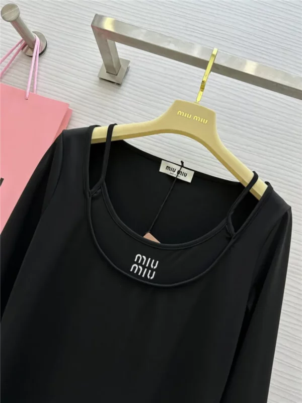 miumiu long sleeve dress - fake designer website