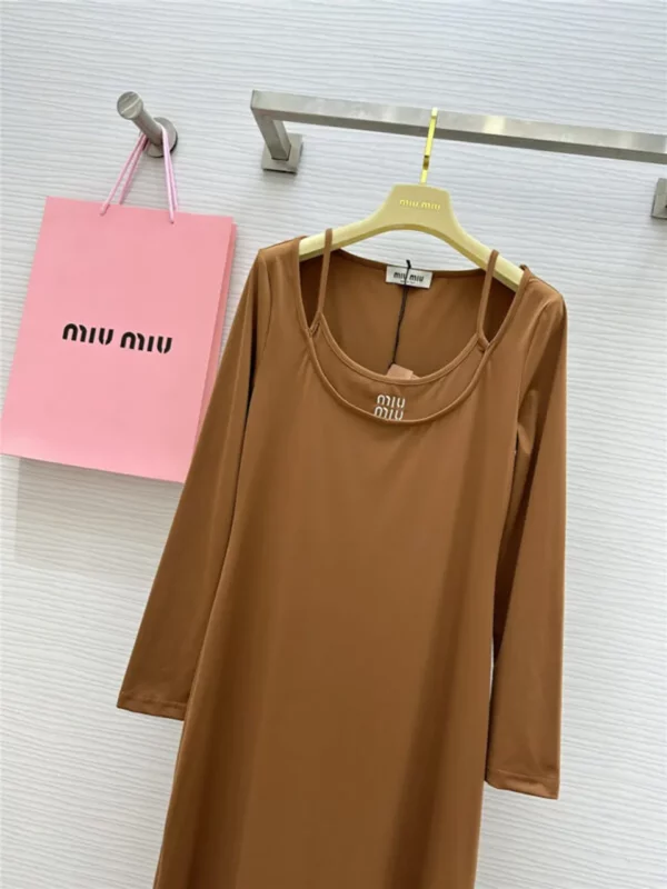 miumiu long sleeve dress - fake designer website