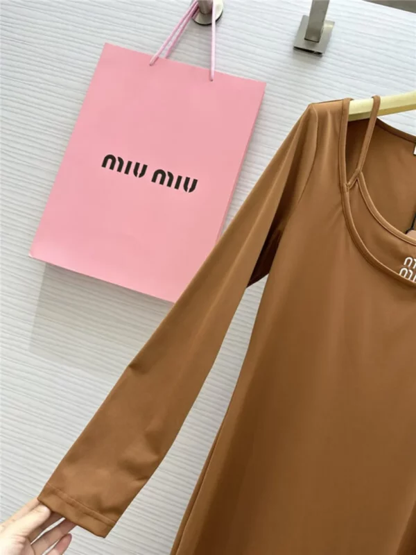 miumiu long sleeve dress - fake designer website