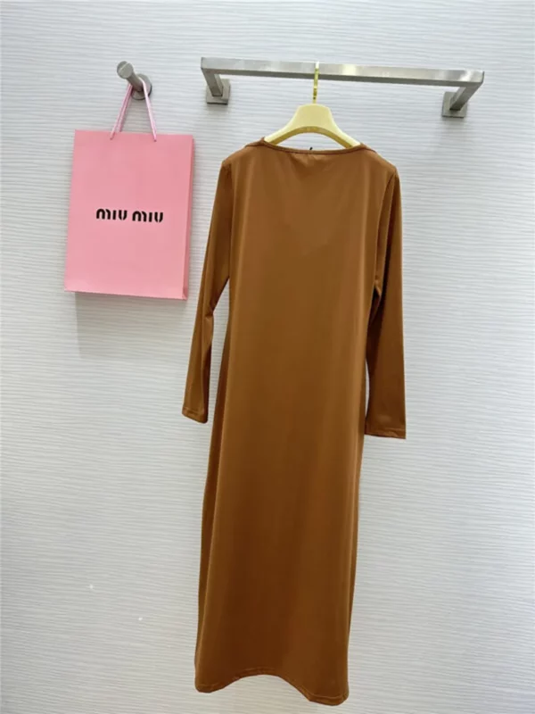 miumiu long sleeve dress - fake designer website