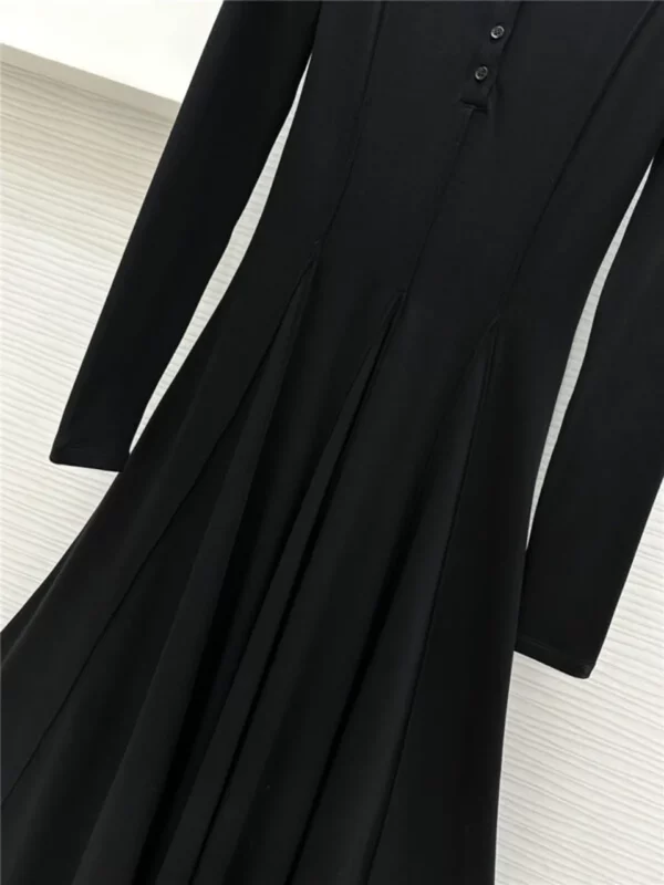 celine long sleeve flared dress - fake designer website