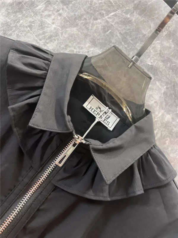 Hermes slim waist zipper shirt jacket - fake designer website