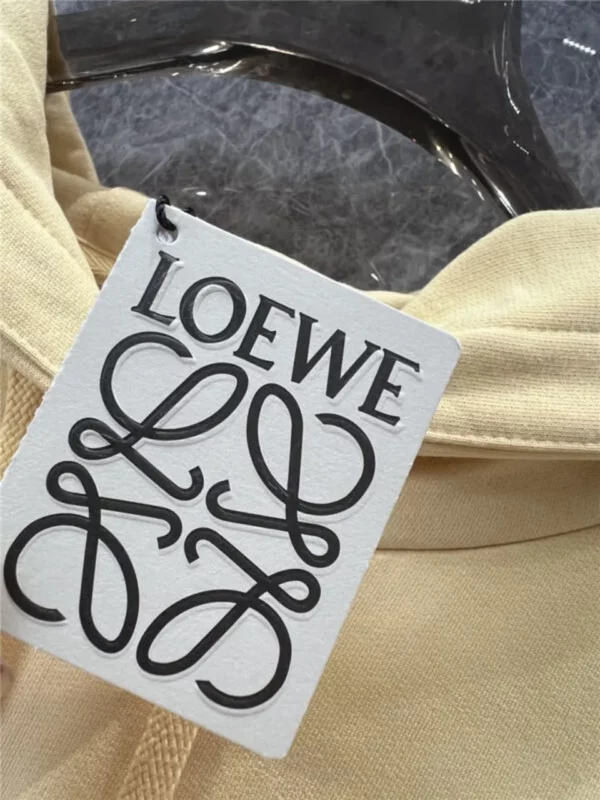 loewe cropped hooded sweatshirt