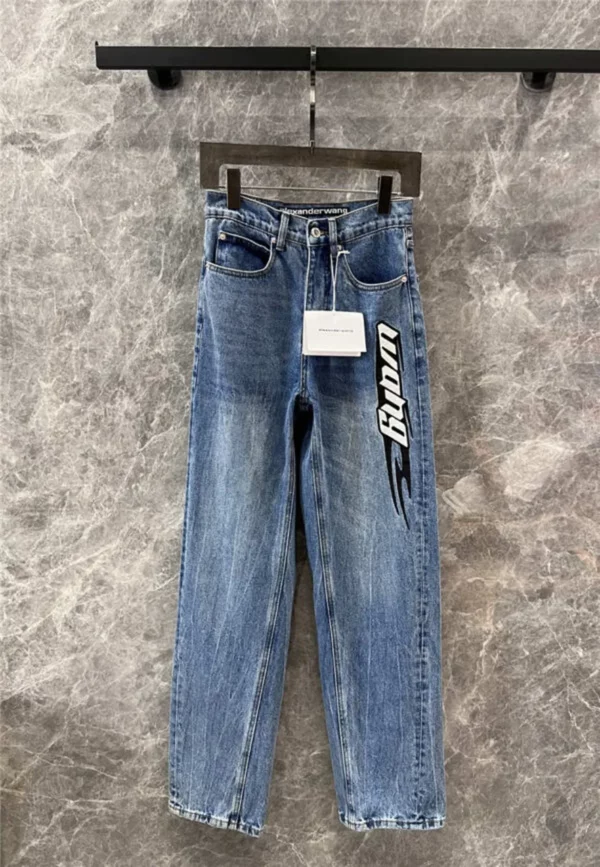 alexander wang straight jeans