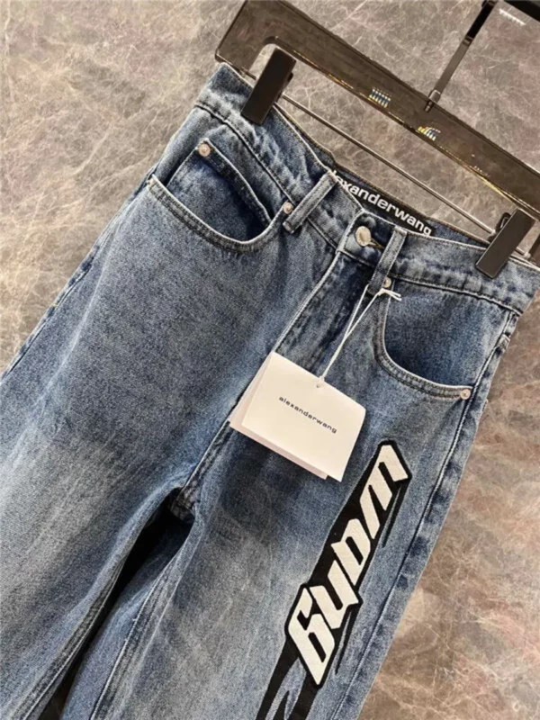 alexander wang straight jeans