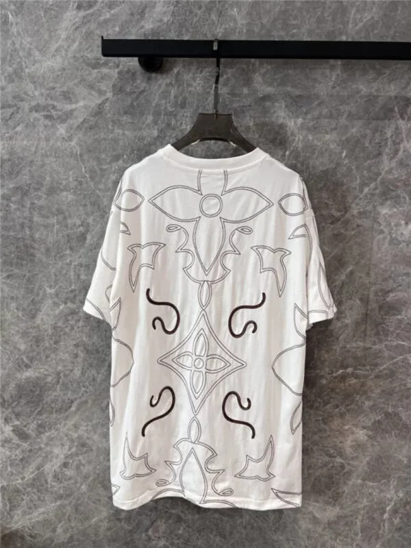 louis vuitton LV round neck short sleeve T shirt - Replica Louis Vuitton