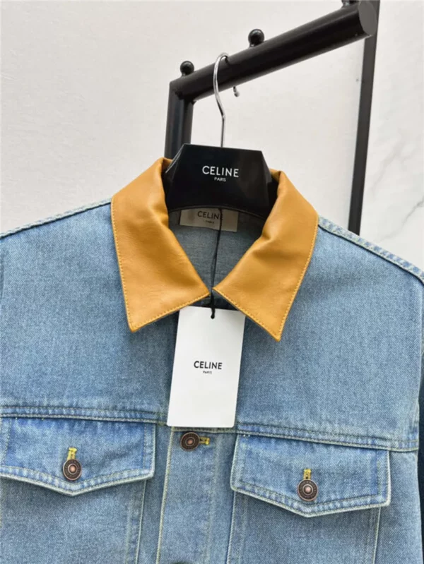 celine loose fitting denim jacket