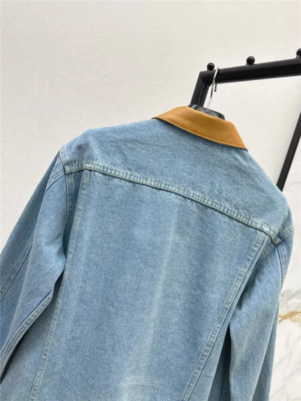 celine loose fitting denim jacket