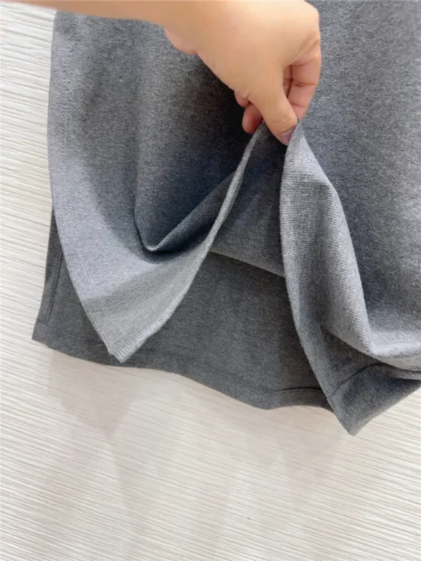 prada zipper long skirt