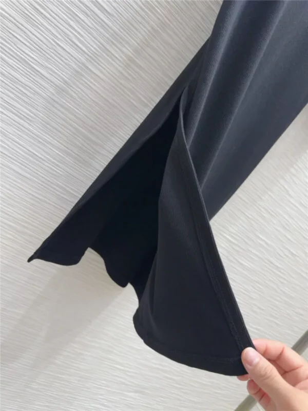 prada zipper long skirt