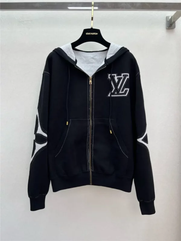 louis vuitton LV zipper sweater jacket - Replica Louis Vuitton