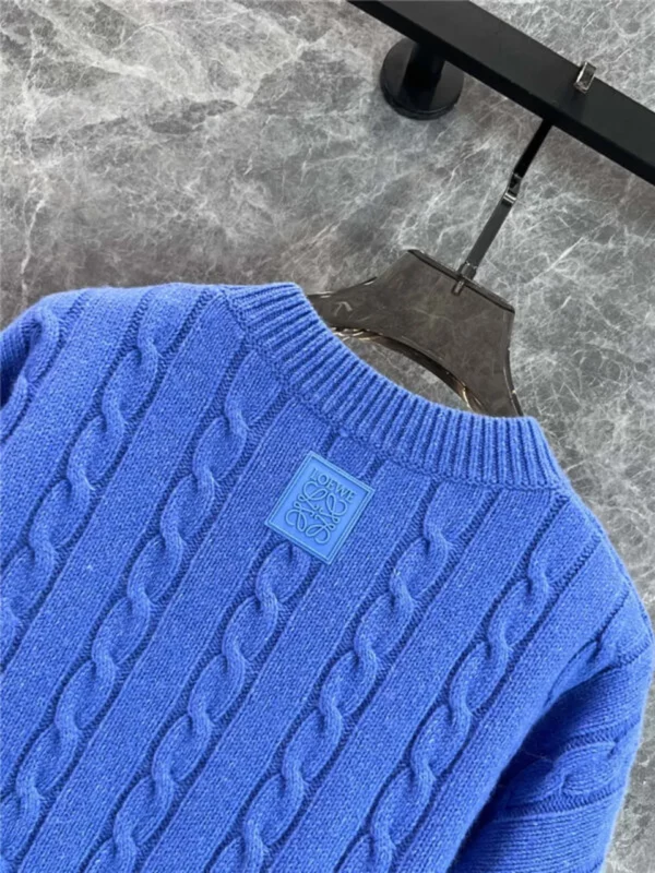 loewe cable knit sweater - high quality reps clothing