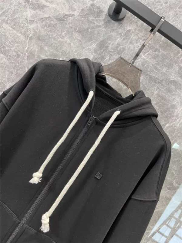 acne studios zip up sweatshirt jacket - high quality reps clothing