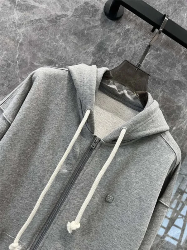 acne studios zip up sweatshirt jacket - high quality reps clothing