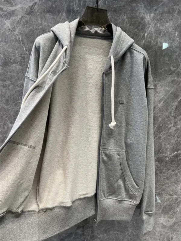 acne studios zip up sweatshirt jacket - high quality reps clothing