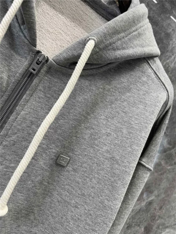 acne studios zip up sweatshirt jacket - high quality reps clothing