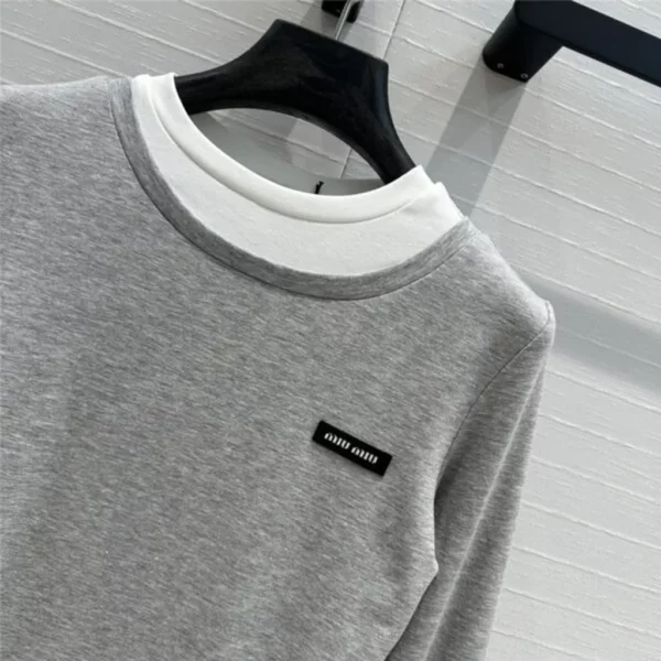 miumiu Basic long sleeved T shirt - high quality reps clothing