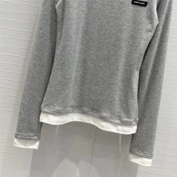 miumiu Basic long sleeved T shirt - high quality reps clothing