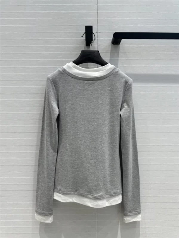 miumiu Basic long sleeved T shirt - high quality reps clothing