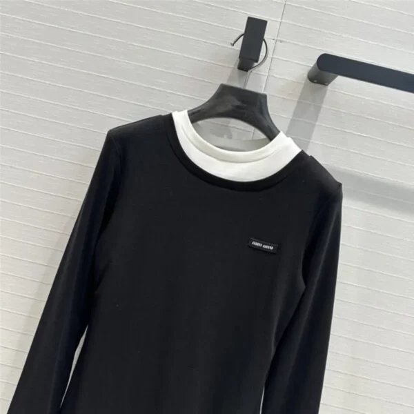 miumiu Basic long sleeved T shirt - high quality reps clothing