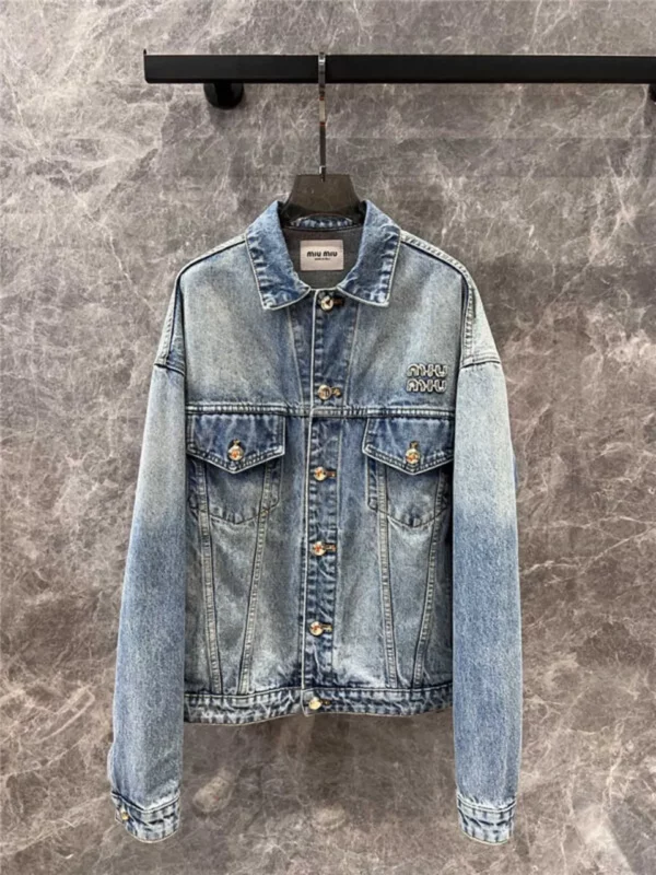 miumiu denim jacket - high quality reps clothing