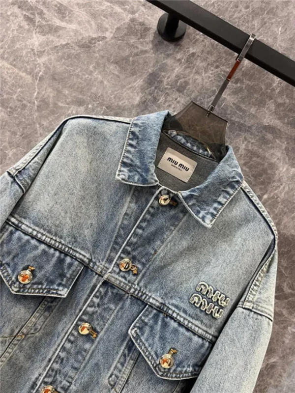 miumiu denim jacket - high quality reps clothing