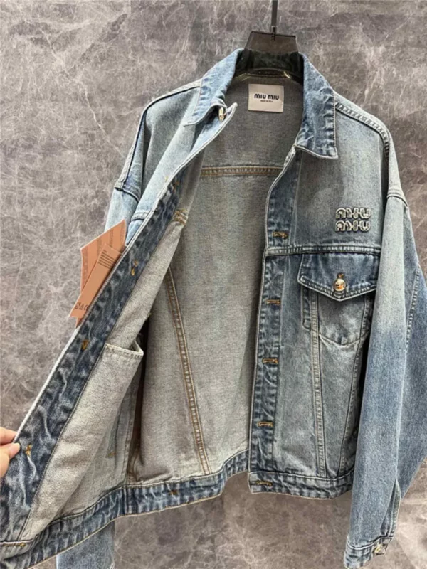 miumiu denim jacket - high quality reps clothing