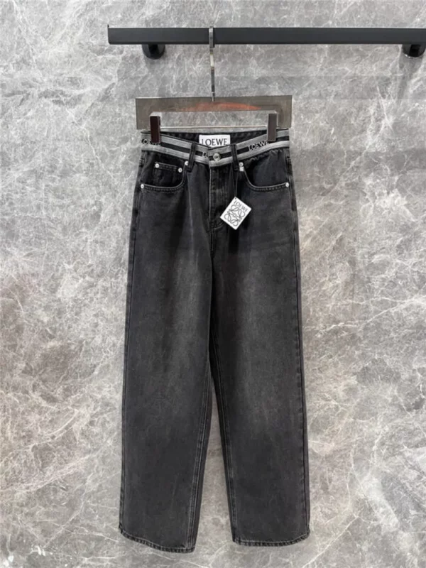 loewe denim trousers - high quality reps clothing