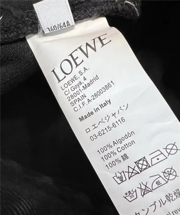 loewe denim trousers - high quality reps clothing