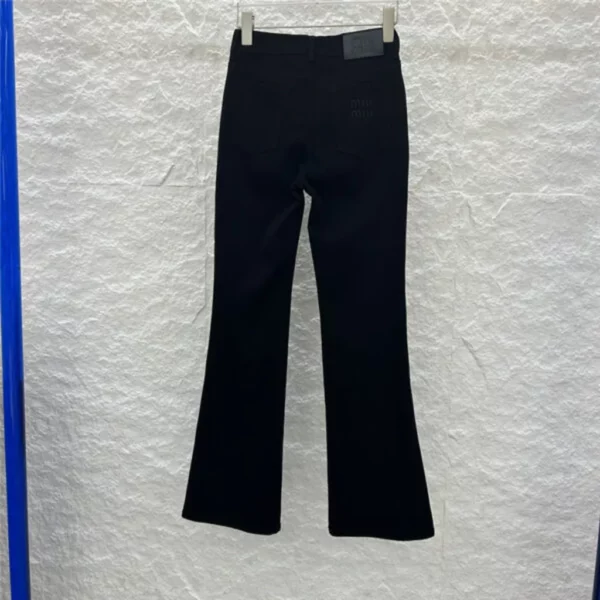 miumiu bell bottom pants - high quality reps clothing