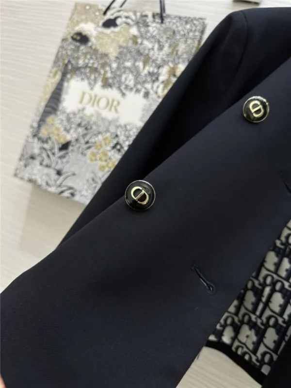 Dior CD button wool coat - Replica Dior