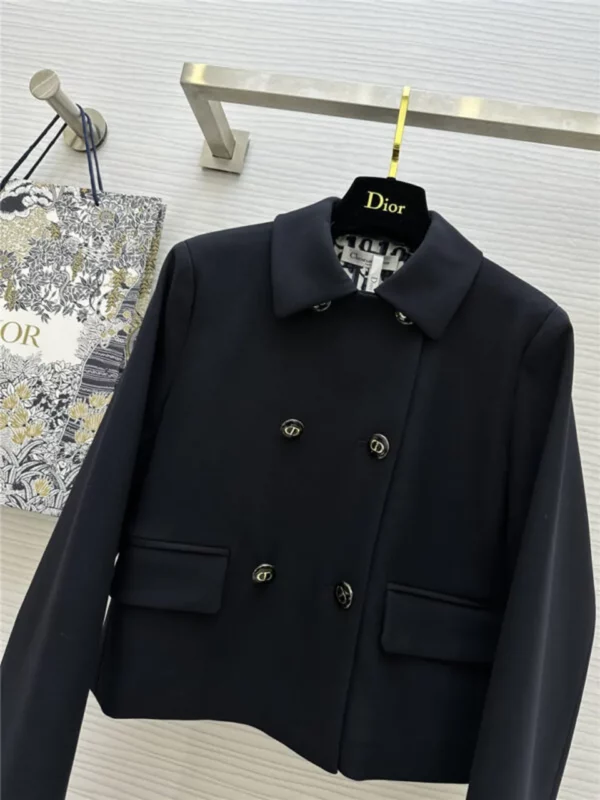 Dior CD button wool coat - Replica Dior