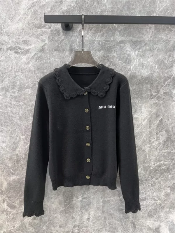 miumiu long sleeve knitted cardigan - designer replica website