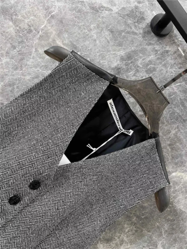 alexander wang patchwork suit vest - designer replica website