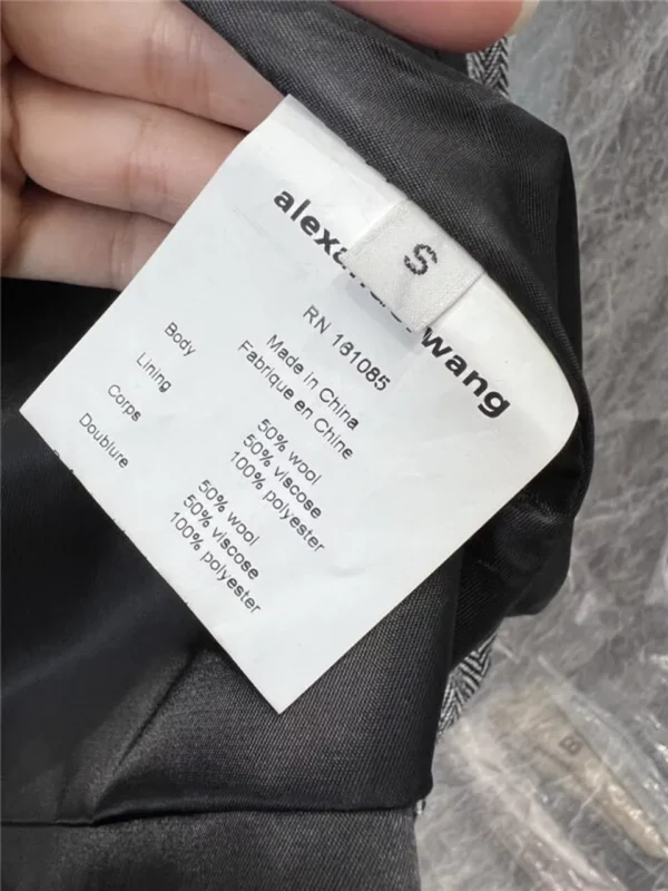 alexander wang patchwork suit vest - designer replica website