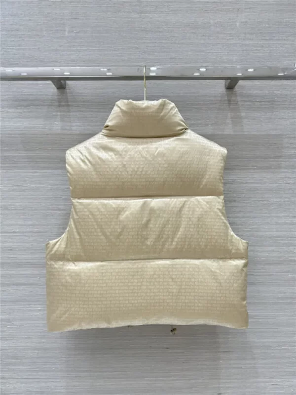 miumiu jacquard down vest - designer replica website