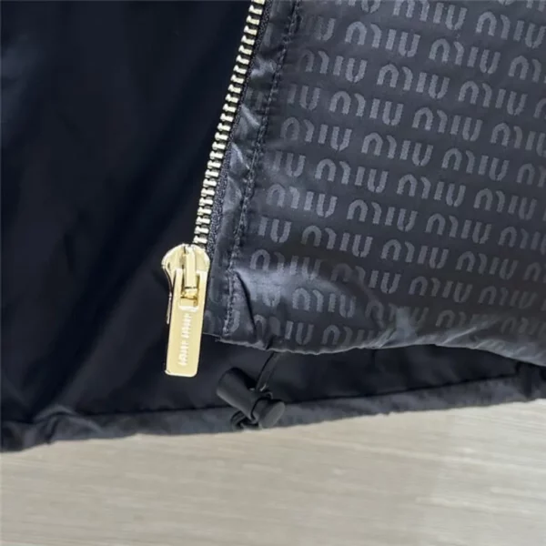 miumiu jacquard down vest - designer replica website