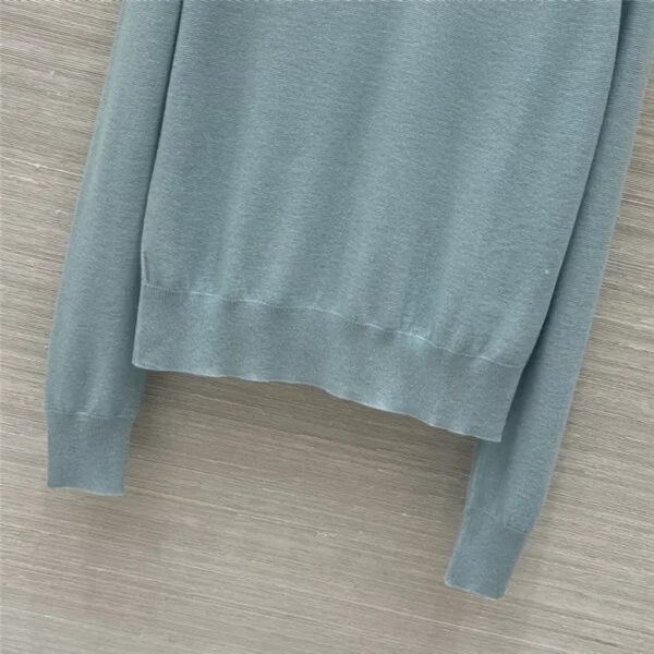 YSL V neck wool base top - designer replica website