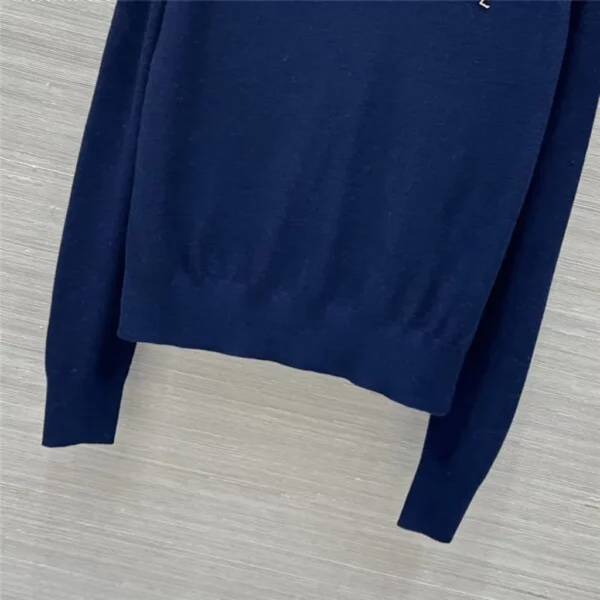 YSL V neck wool base top - designer replica website